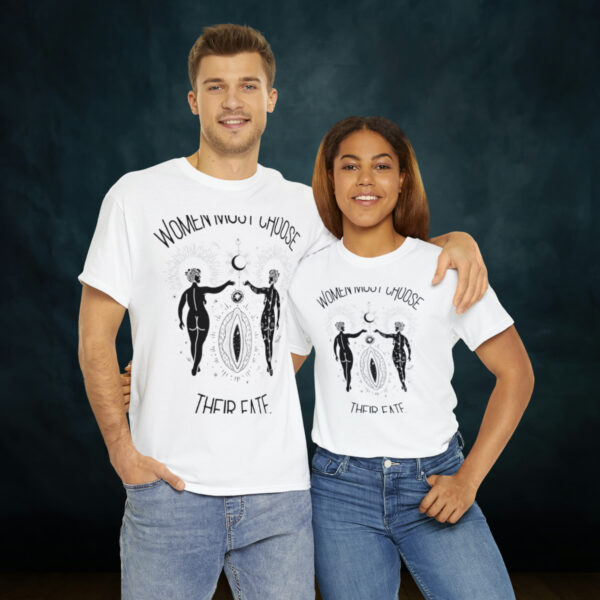 Women Must Choose Their Fate Cotton Tee - Image 22