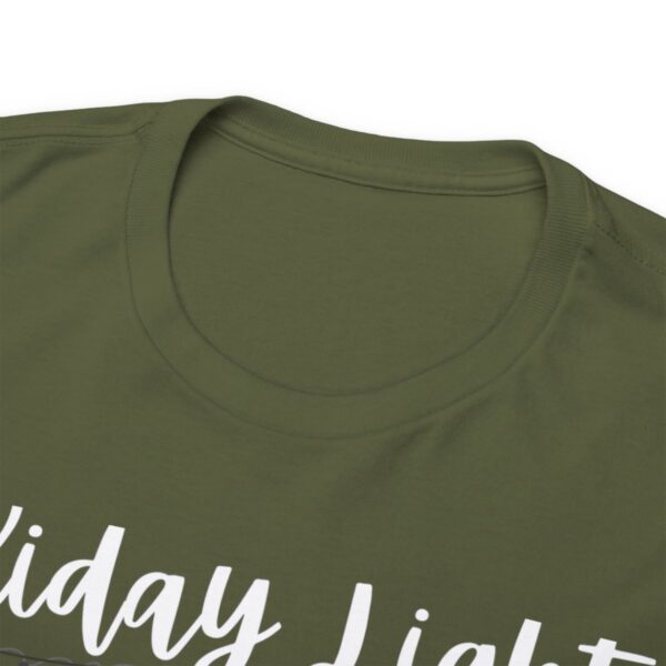 Holiday Lights & Reproductive Rights Christmas Unisex Heavy Cotton Tee - Image 47