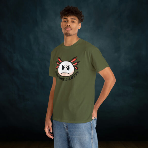 Grumpy A-lotyl Funny Axolotyl Unisex Heavy Cotton Tee - Image 42