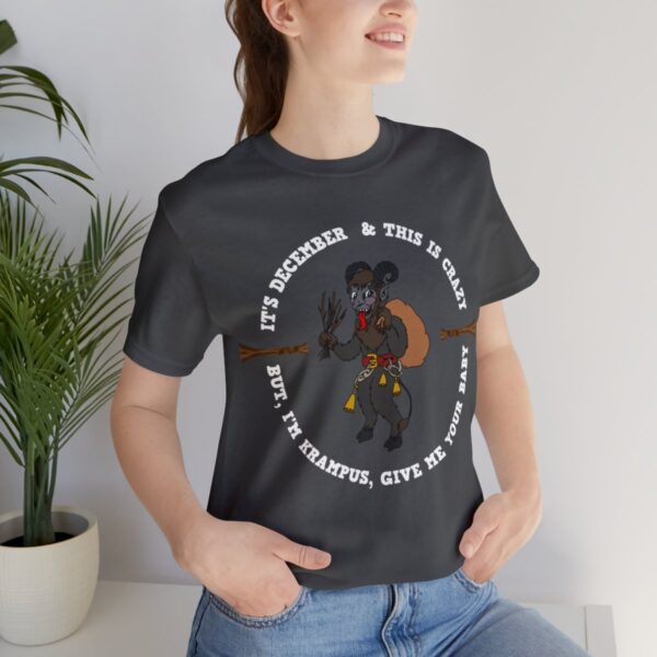 Krampus Unisex Jersey Short Sleeve Tee - Image 33
