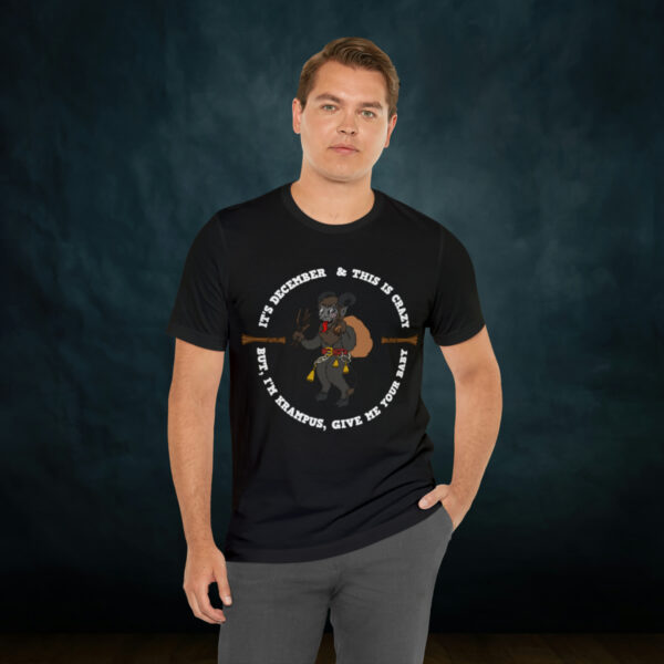 Krampus Unisex Jersey Short Sleeve Tee - Image 6