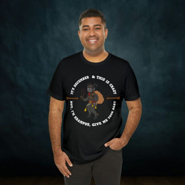 Krampus Unisex Jersey Short Sleeve Tee - Image 8