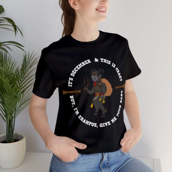 Krampus Unisex Jersey Short Sleeve Tee - Image 9
