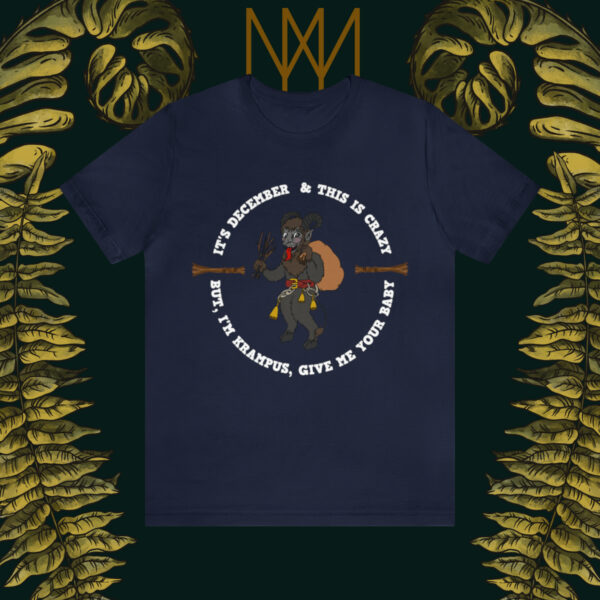 Krampus Unisex Jersey Short Sleeve Tee - Image 37
