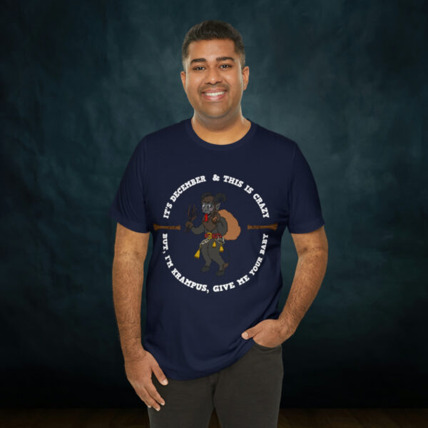 Krampus Unisex Jersey Short Sleeve Tee - Image 44
