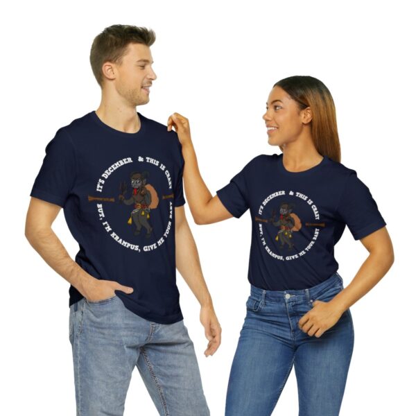 Krampus Unisex Jersey Short Sleeve Tee - Image 46
