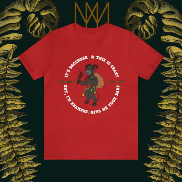 Krampus Unisex Jersey Short Sleeve Tee - Image 49