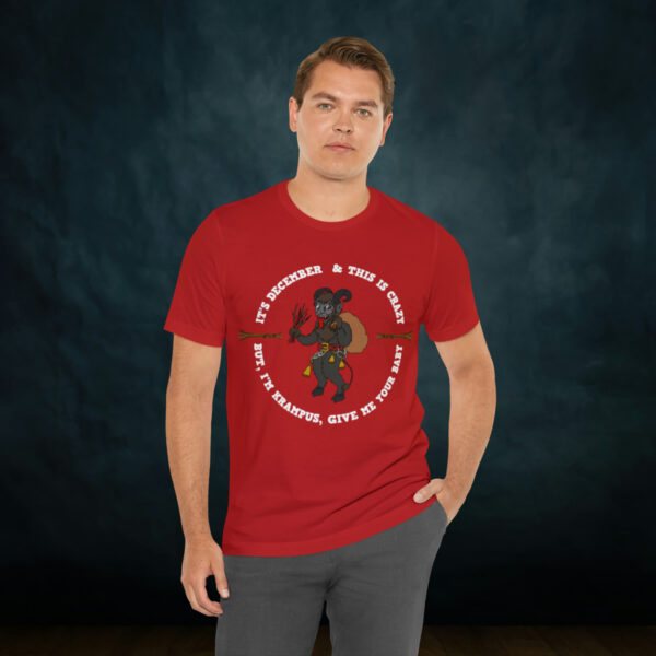 Krampus Unisex Jersey Short Sleeve Tee - Image 54