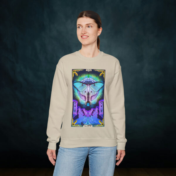 The Moon Tarot Card Unisex Heavy Blend Crewneck Sweatshirt - Image 19