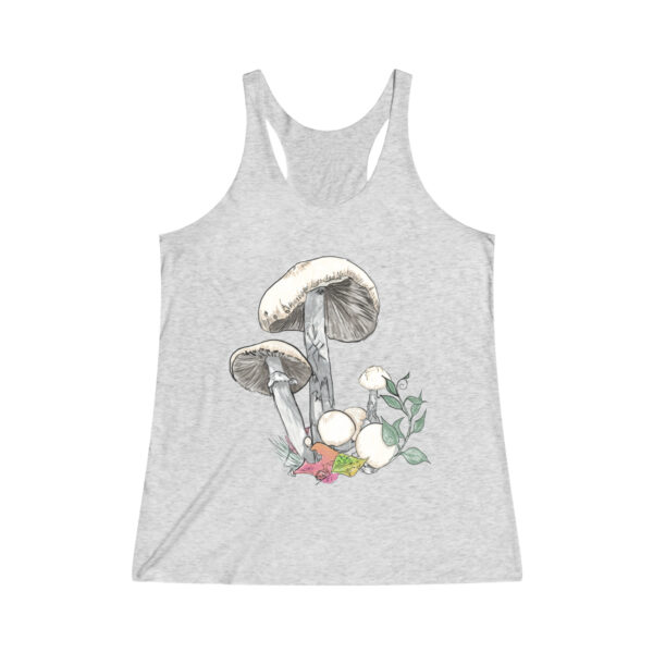 Avenging Angel Poisonous Mushroom Tri-Blend Racerback Tank - Image 2