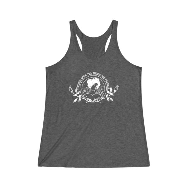 Through Spite All Things Are Possible Tri-Blend Racerback Tank - Image 2