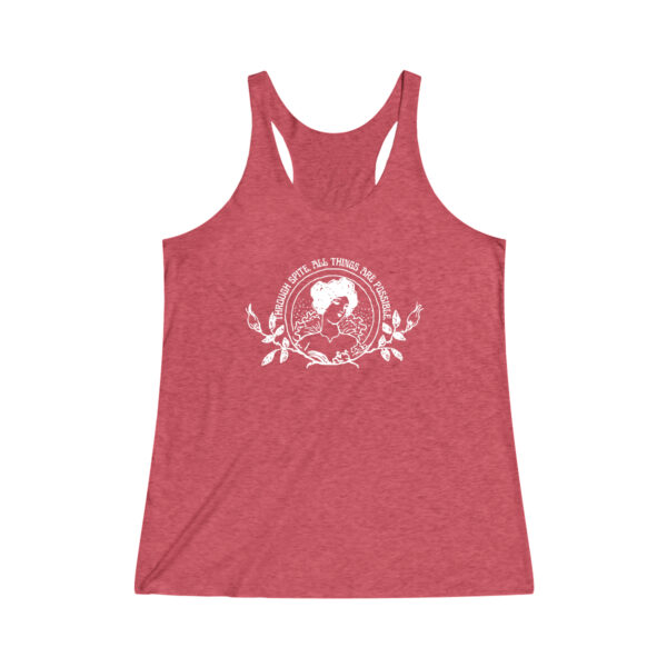 Through Spite All Things Are Possible Tri-Blend Racerback Tank - Image 4