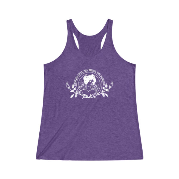 Through Spite All Things Are Possible Tri-Blend Racerback Tank - Image 3