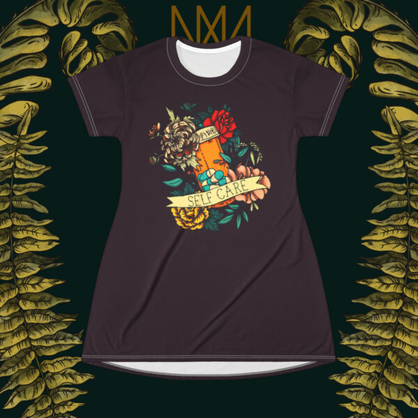 Self Care T-Shirt Dress - Image 2