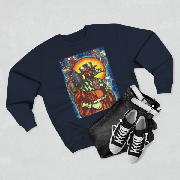 Retro Plague Doctor Crewneck Sweatshirt - Image 3