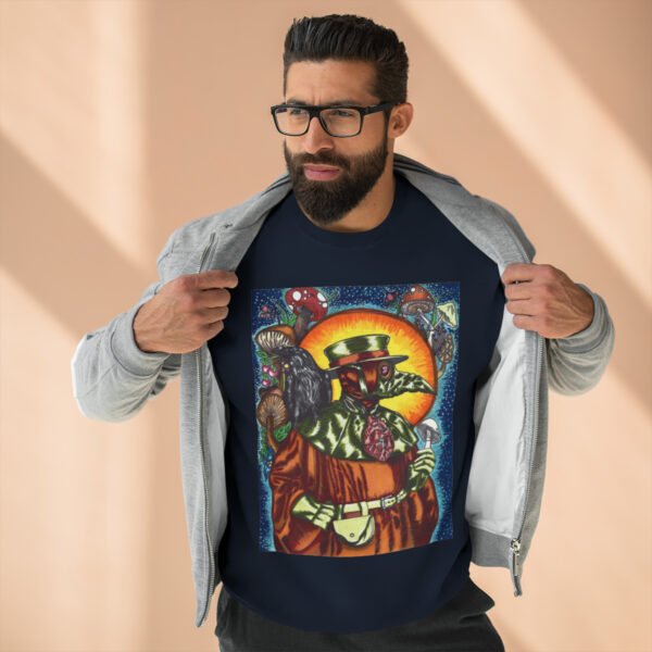 Retro Plague Doctor Crewneck Sweatshirt - Image 5