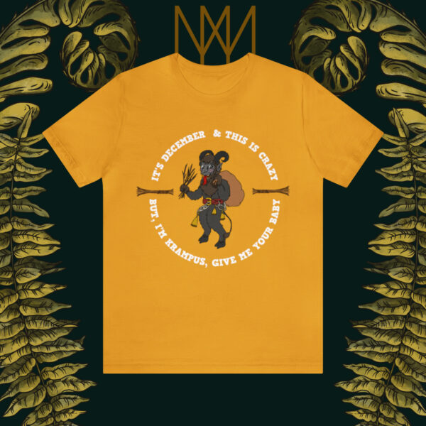 Krampus Unisex Jersey Short Sleeve Tee - Image 13