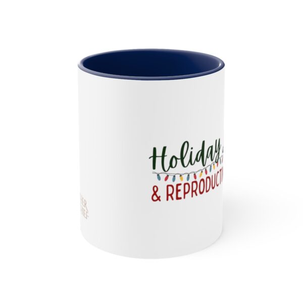 Holiday Lights & Reproductive Rights Sassy Christmas Accent Coffee Mug, 11oz - Image 9