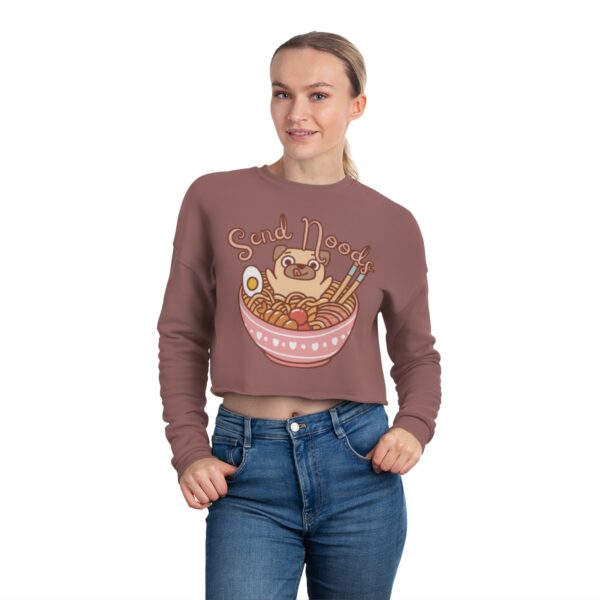 Send Noods Cropped Sweatshirt