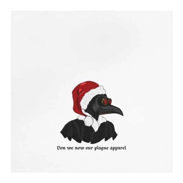 Don We Now Our Plague Apparel Funny Christmas Tea Towel - Image 2