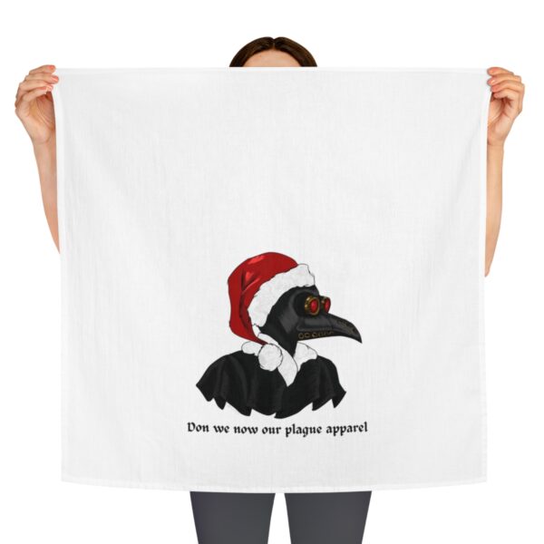 Don We Now Our Plague Apparel Funny Christmas Tea Towel - Image 3