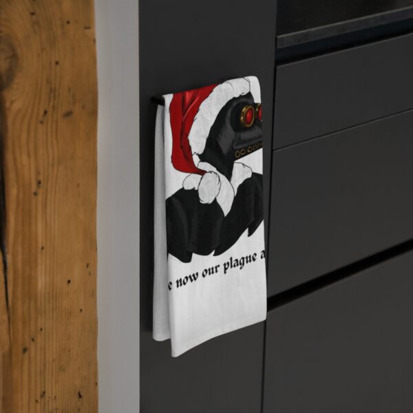 Don We Now Our Plague Apparel Funny Christmas Tea Towel - Image 4