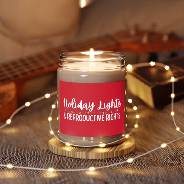 Holiday Lights & Reproductive Rights Sassy Christmas Aromatherapy Candles, 9oz - Image 10
