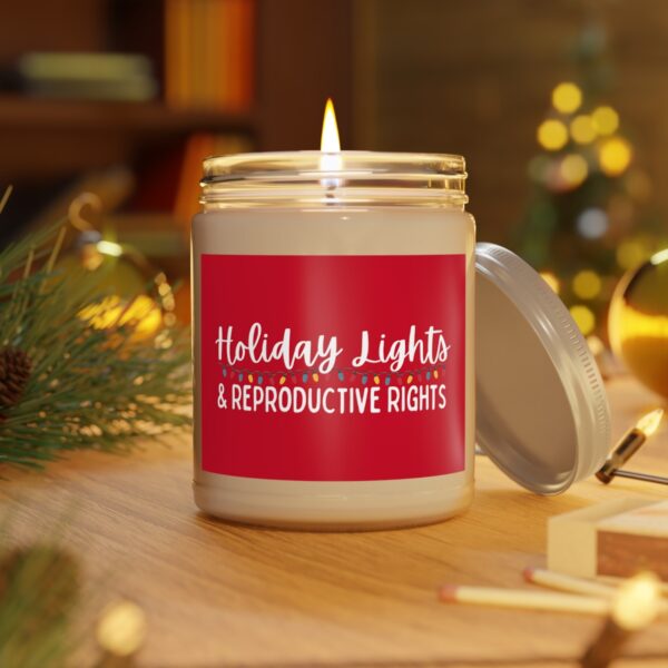 Holiday Lights & Reproductive Rights Sassy Christmas Aromatherapy Candles, 9oz - Image 13