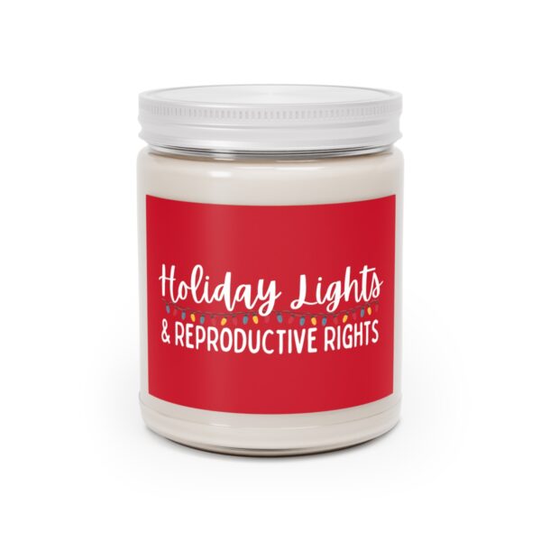 Holiday Lights & Reproductive Rights Sassy Christmas Aromatherapy Candles, 9oz - Image 8