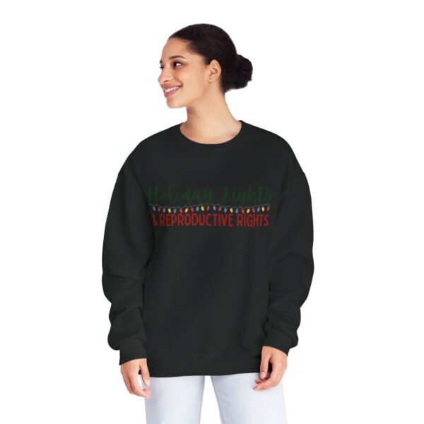 Holiday Lights & Reproductive Rights Crewneck Sweatshirt - Image 16