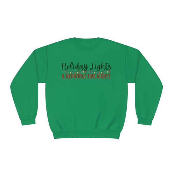 Holiday Lights & Reproductive Rights Crewneck Sweatshirt - Image 21