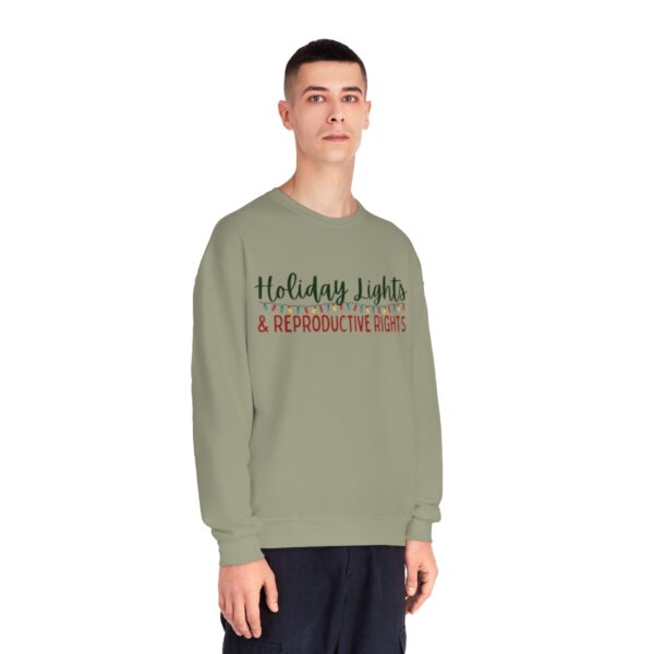 Holiday Lights & Reproductive Rights Crewneck Sweatshirt - Image 19