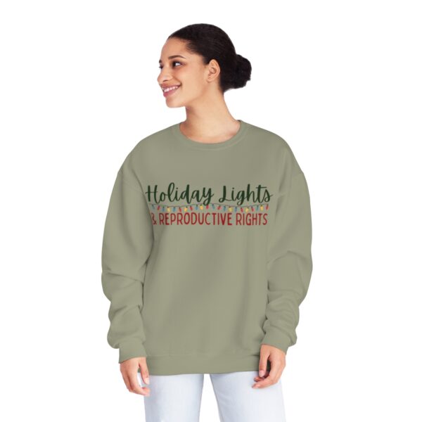 Holiday Lights & Reproductive Rights Crewneck Sweatshirt - Image 20