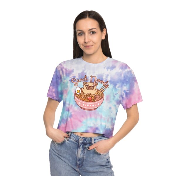 Send Noods Tie-Dye Crop Tee - Image 9