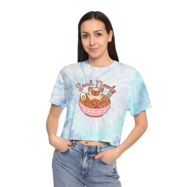 Send Noods Tie-Dye Crop Tee - Image 6
