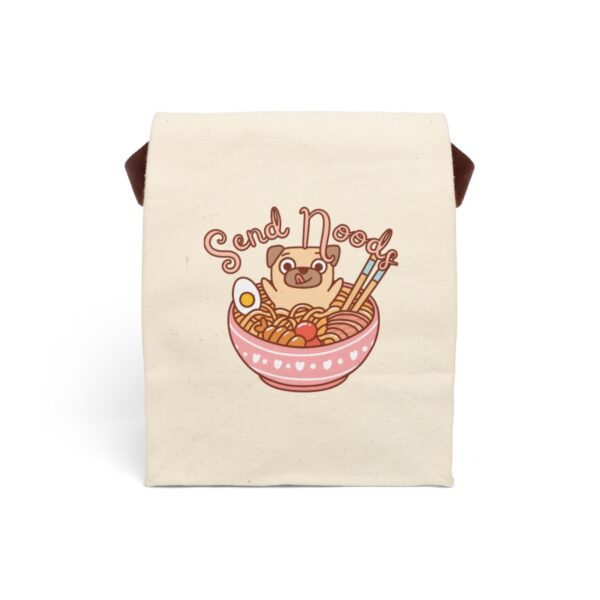 Send Noods Canvas Lunch Bag With Strap - Image 2