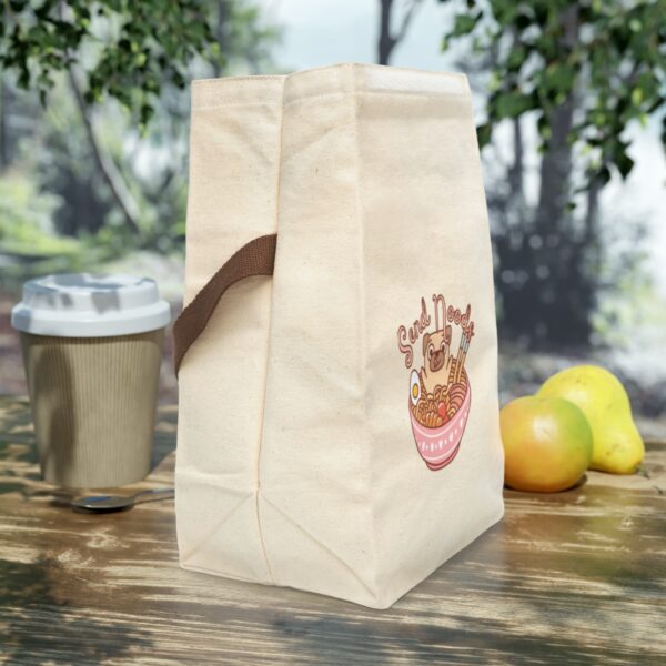 Send Noods Canvas Lunch Bag With Strap - Image 5