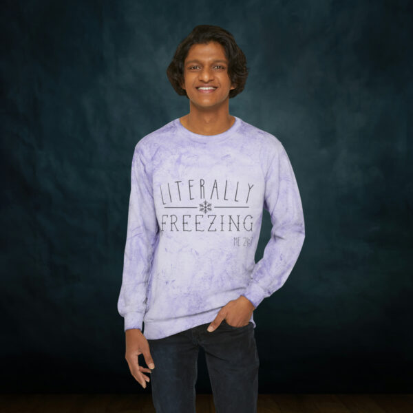 Literally Freezing Color Blast Crewneck Sweatshirt - Image 15