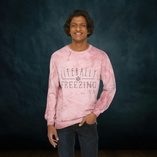 Literally Freezing Color Blast Crewneck Sweatshirt - Image 21
