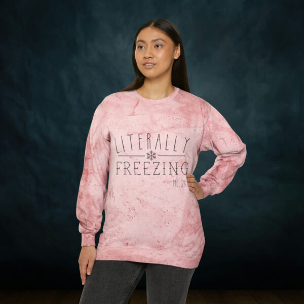 Literally Freezing Color Blast Crewneck Sweatshirt - Image 22