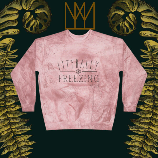 Literally Freezing Color Blast Crewneck Sweatshirt - Image 19