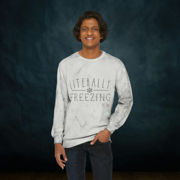 Literally Freezing Color Blast Crewneck Sweatshirt - Image 9