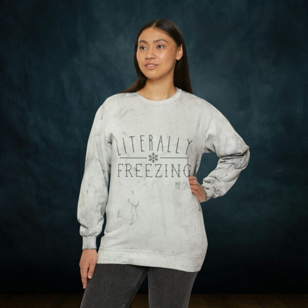 Literally Freezing Color Blast Crewneck Sweatshirt - Image 10