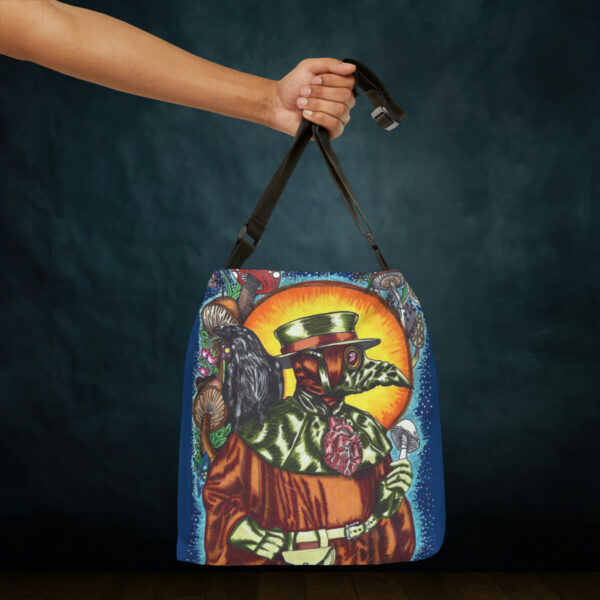 Retro Plague Doctor Adjustable Tote Bag