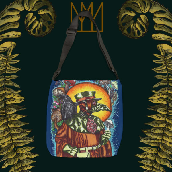 Retro Plague Doctor Adjustable Tote Bag - Image 2