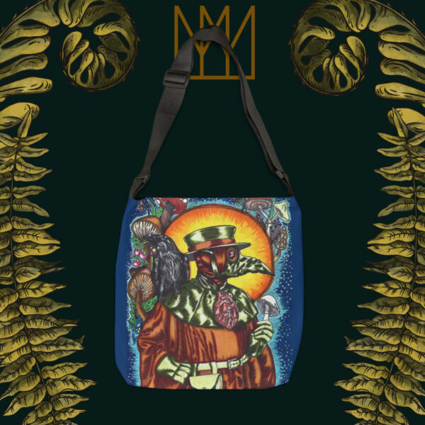 Retro Plague Doctor Adjustable Tote Bag - Image 8