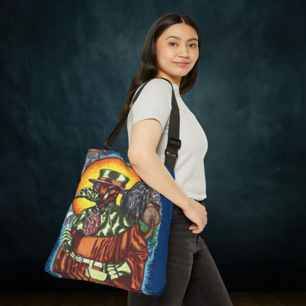 Retro Plague Doctor Adjustable Tote Bag - Image 11