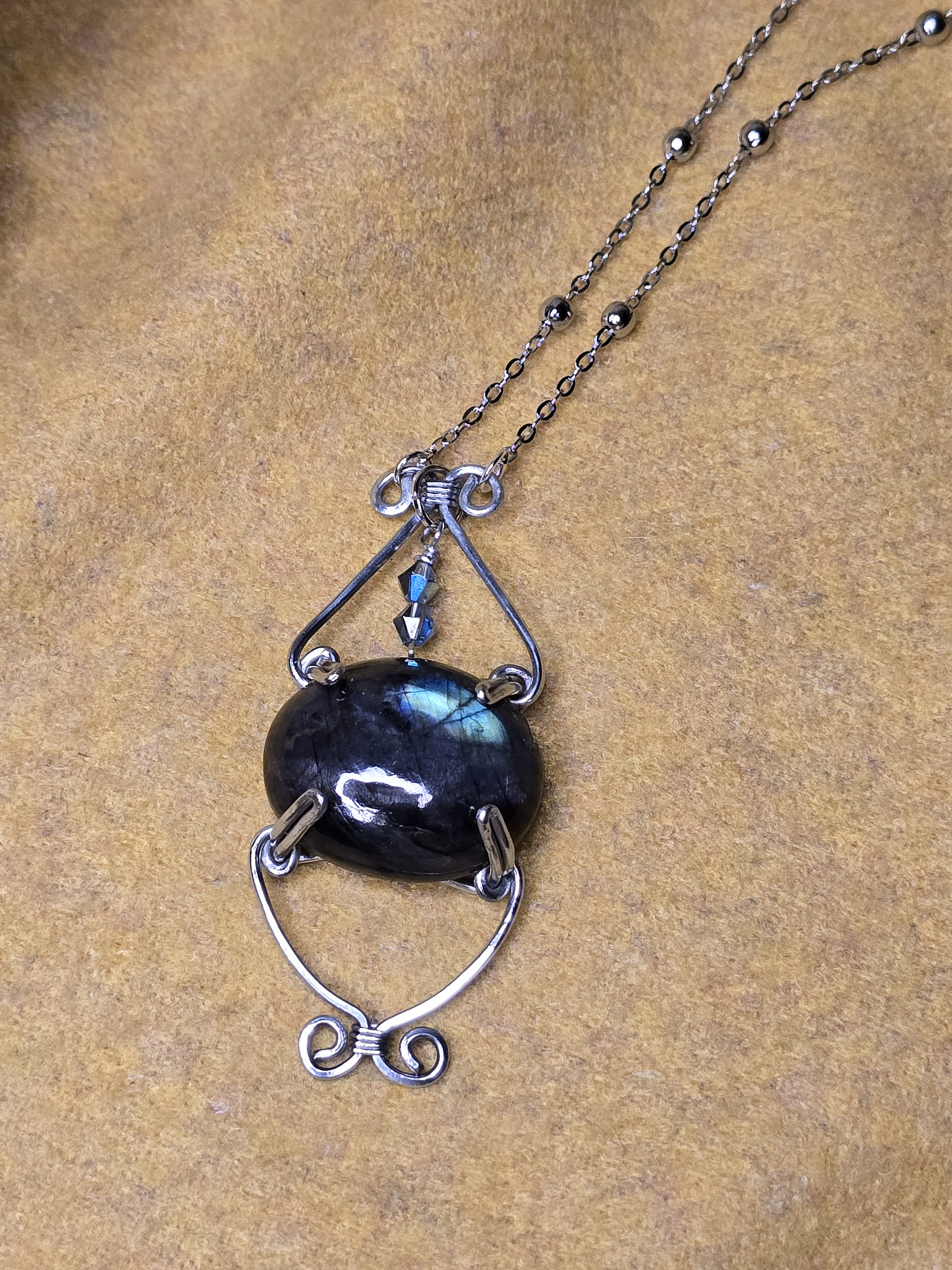 Blue Labradorite Necklace - Image 3