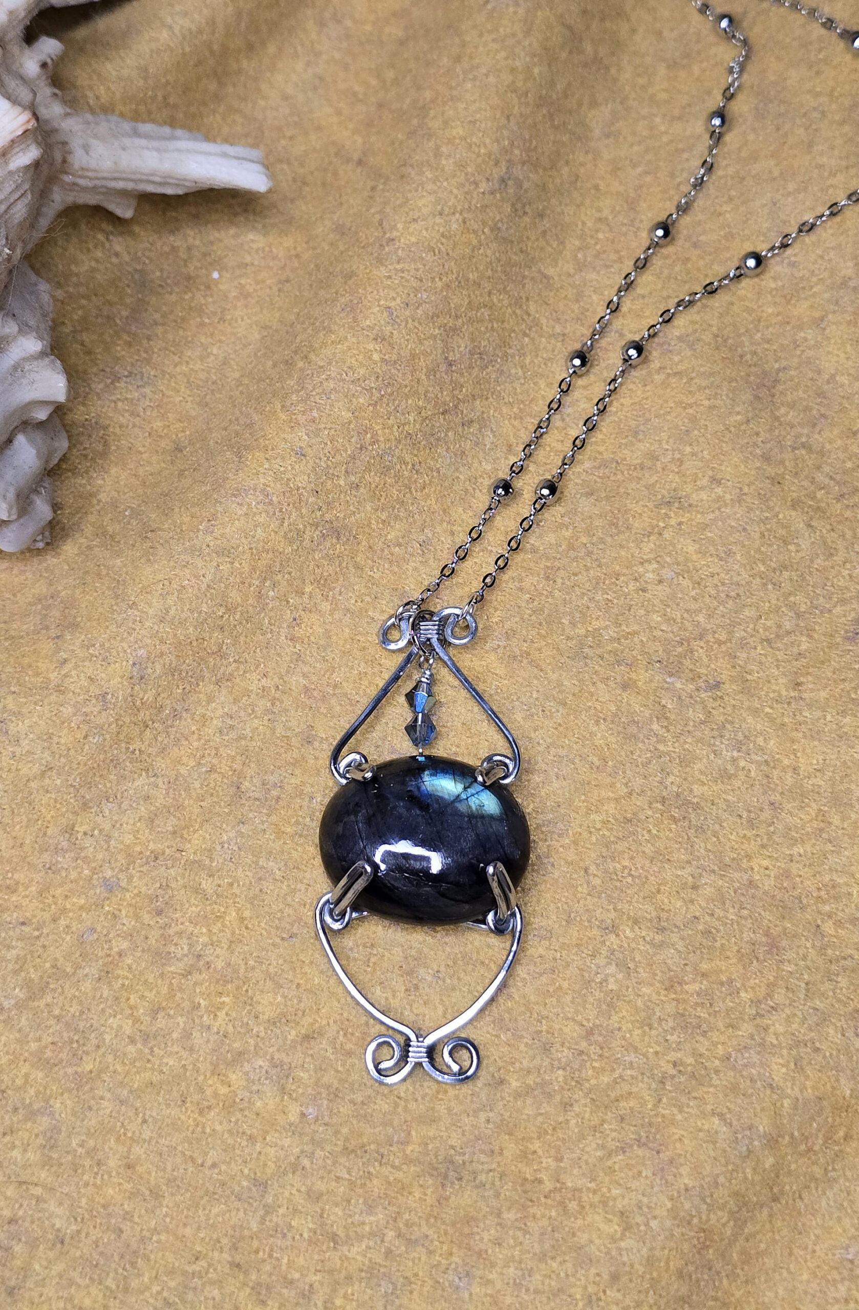 Blue Labradorite Necklace - Image 2