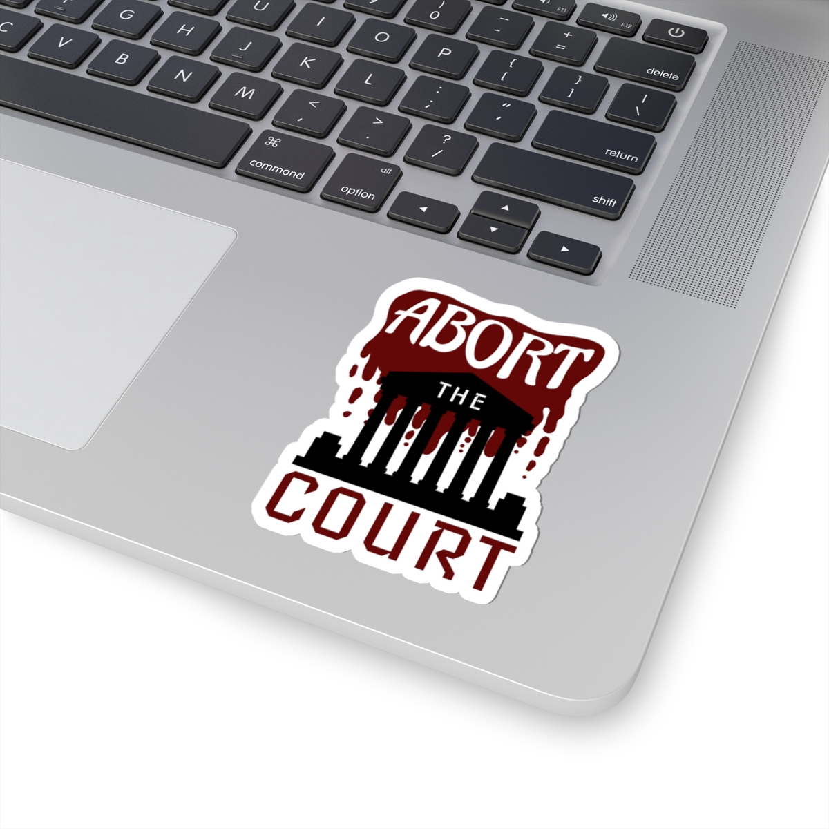 Abort the Court Die-Cut Sticker - Image 2